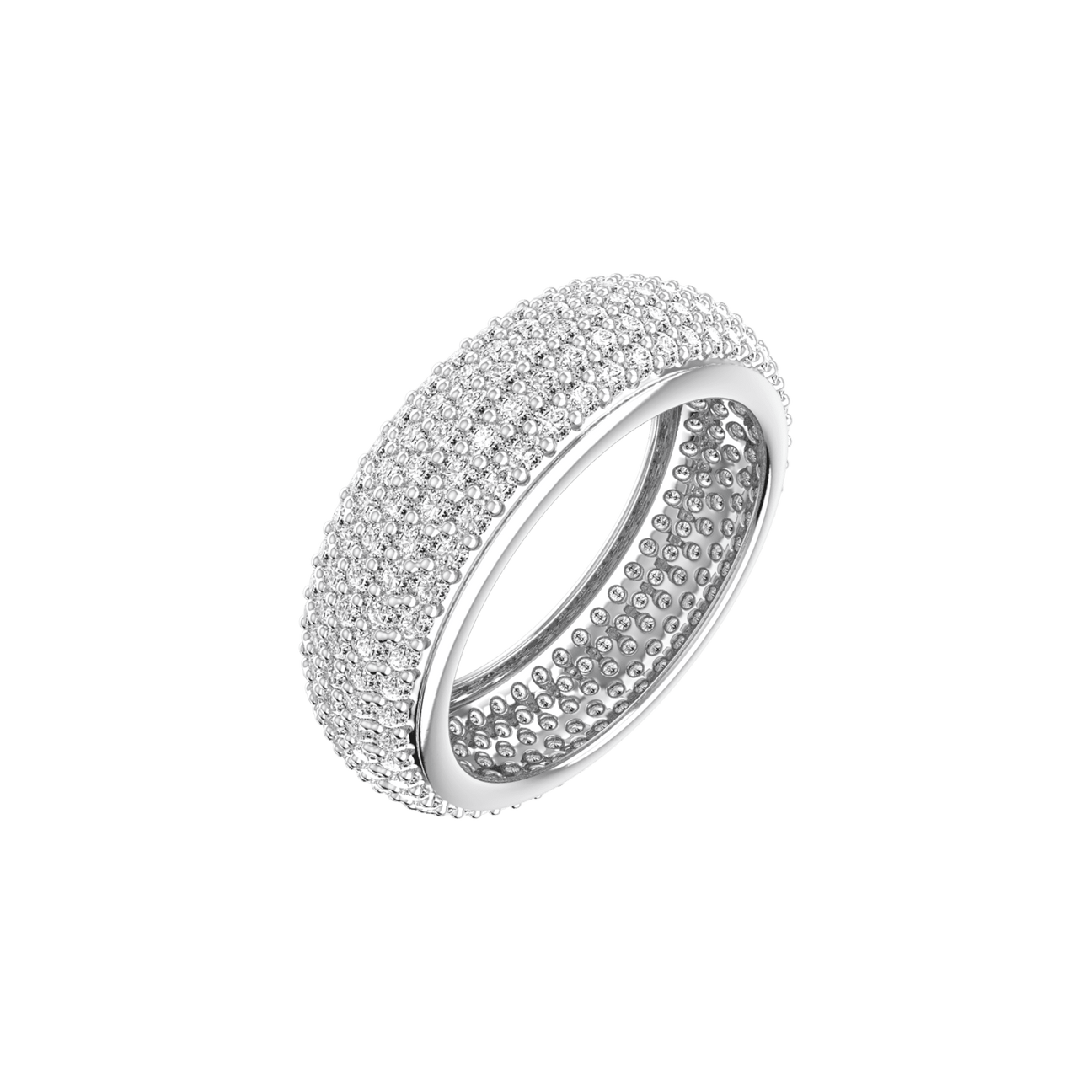  Grand pave ring - Grand Pave Diamond Ring -  The Future Rocks -    5 