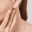  Horizon double link earrings - Gold Vermeil Double Link Drop Earrings -  The Future Rocks  -    2 
