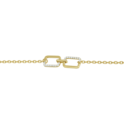  Horizon double-sided bracelet - Gold Vermeil Double-sided Bracelet -  The Future Rocks  -    2 