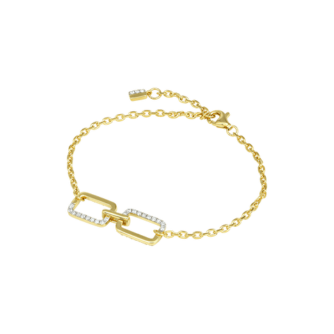  Horizon double-sided bracelet - Gold Vermeil Double-sided Bracelet -  The Future Rocks  -    6 
