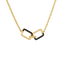  Horizon double-sided pendant necklace - Gold Vermeil Double-sided Pendant Necklace -  The Future Rocks  -    6 