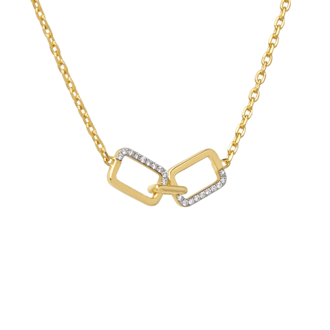 Horizon double-sided pendant necklace - The Future Rocks