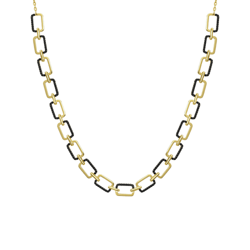  Horizon double-sided statement necklace - Double-sided Gold Vermeil Statement Necklace -  The Future Rocks -    1 