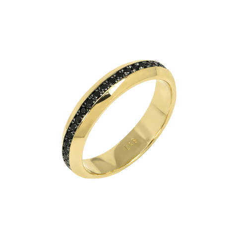  Horizon ring - 18K Recycled Gold Vermeil Horizon Ring -  The Future Rocks  -    3 