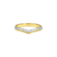  Horizon wishbone ring - Gold Vermeil Wishbone Ring -  The Future Rocks  -    4 