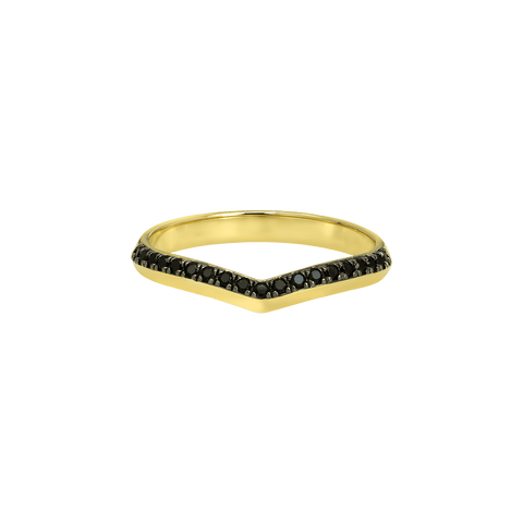  Horizon wishbone ring - Gold Vermeil Wishbone Ring -  The Future Rocks  -    1 