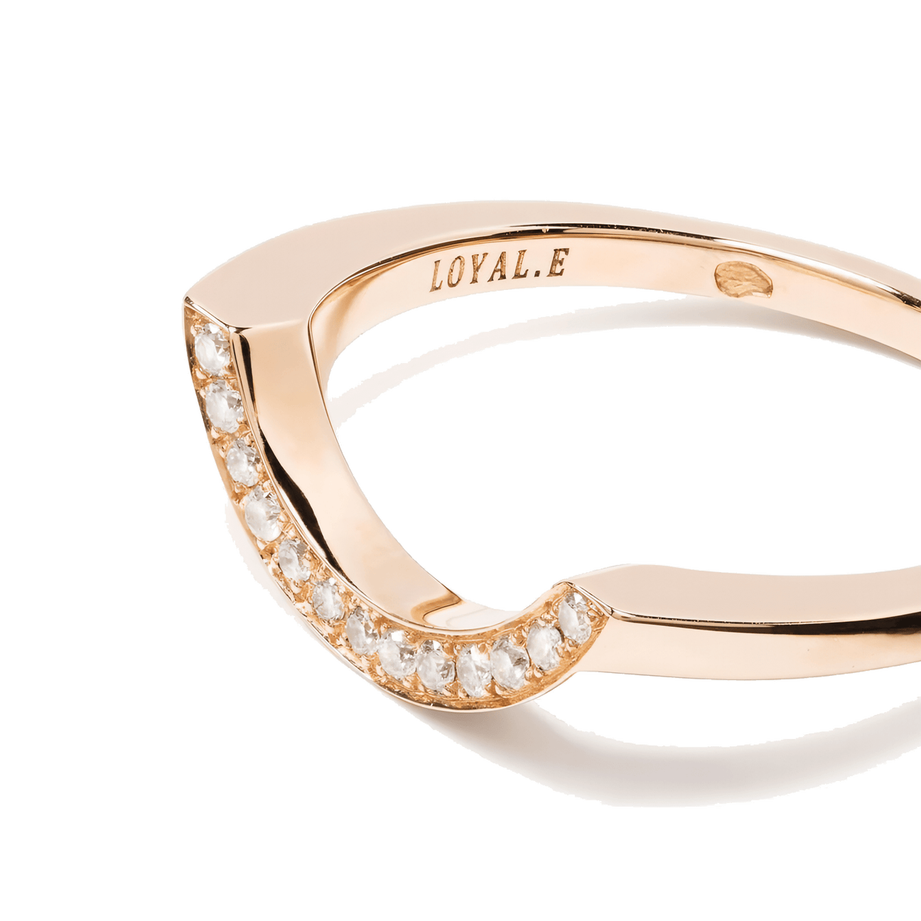  Intrépide grand arc pavée ring - Intrépide grand arc pavée ring -  The Future Rocks -    8 