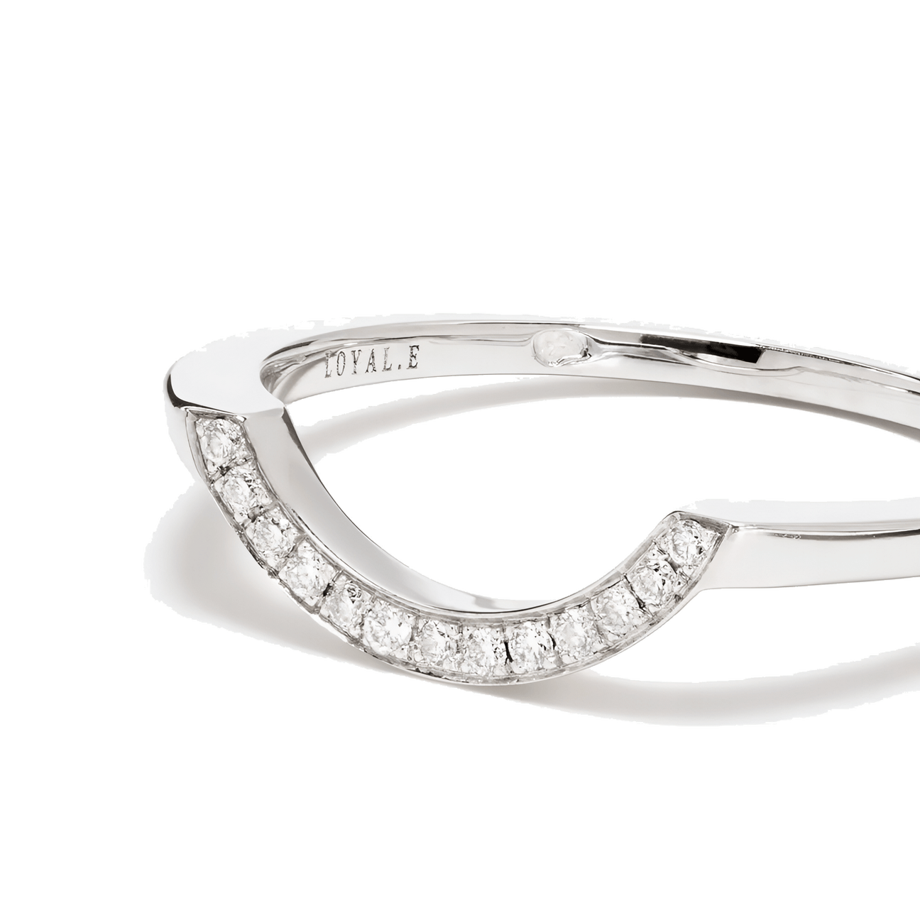  Intrépide grand arc pavée ring - Intrépide grand arc pavée ring -  The Future Rocks -    6 