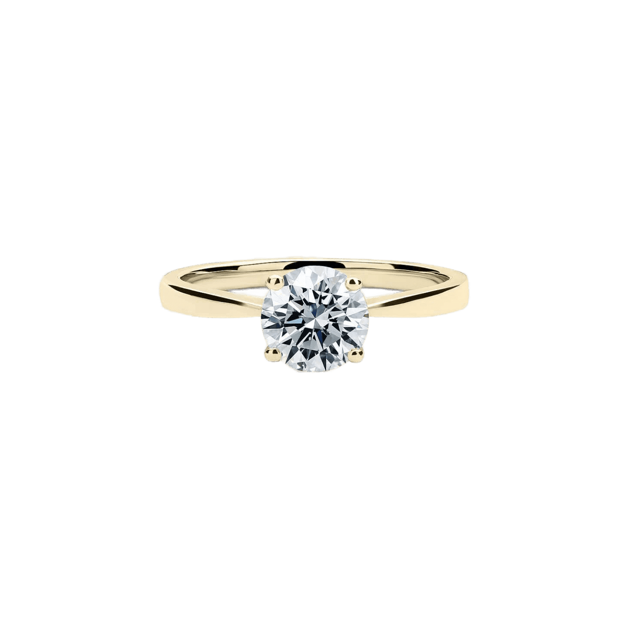  Iris engagement ring - Lab-Grown Diamond Solitaire Ring -  The Future Rocks -    1 