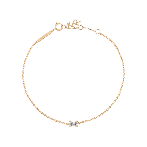  Jupiter solitaire bracelet - Emerald Cut Lab-Grown Diamond Solitaire Bracelet -  The Future Rocks  -    4 