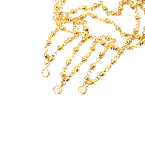  Khasi necklace - Khasi Bezel Lab-Grown Diamond Necklace -  The Future Rocks  -    2 