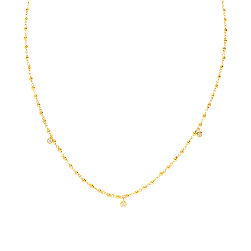  Khasi necklace - Khasi Bezel Lab-Grown Diamond Necklace -  The Future Rocks -    1 