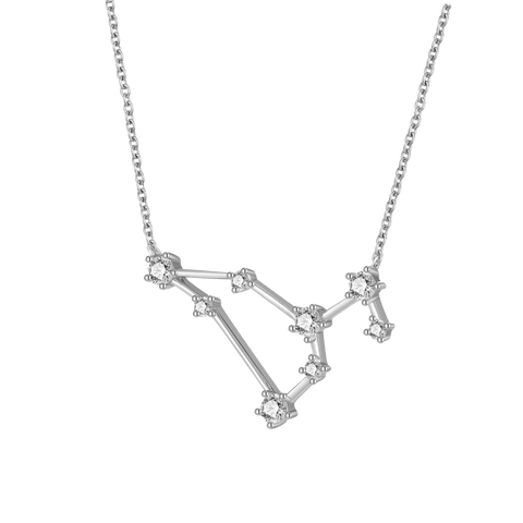 Leo necklace silver deals