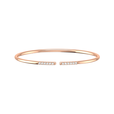  Line bracelet - Lab-Grown Diamond Line Cuff Bracelet -  The Future Rocks  -    1 