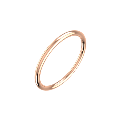  Line essential ring - 18K Recycled Gold Line Essential Band Ring -  The Future Rocks  -    4 