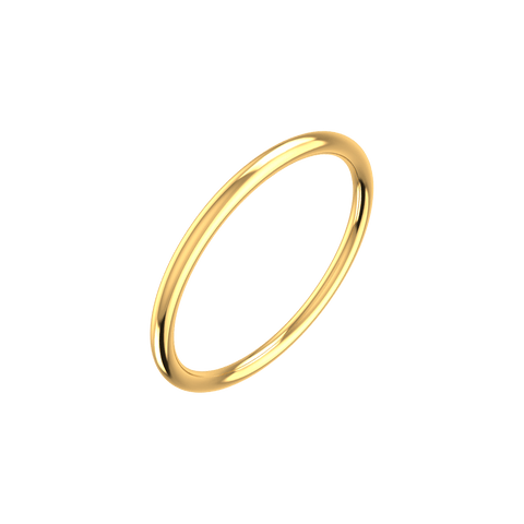  Line essential ring - 18K Recycled Gold Line Essential Band Ring -  The Future Rocks  -    1 