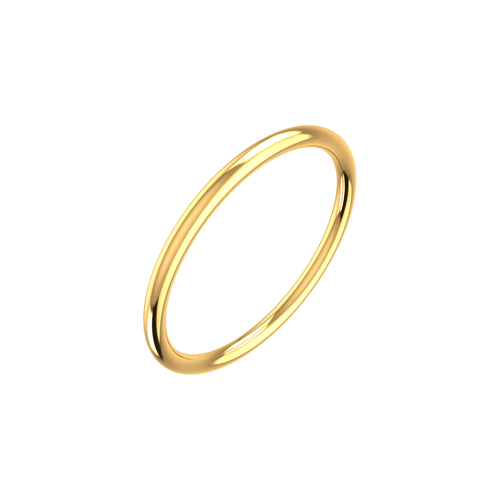  Line essential ring - 18K Recycled Gold Line Essential Band Ring -  The Future Rocks -    1 