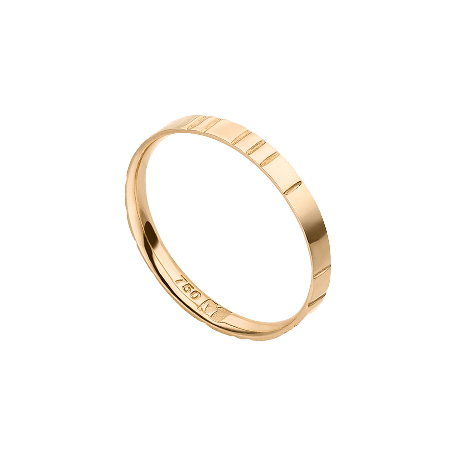  Lovelines small wedding ring - Lovelines small wedding ring -  The Future Rocks -    3 