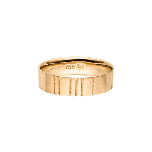  Lovelines wedding ring - 18K Recycled Gold Wedding Ring -  The Future Rocks -    1 