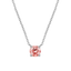 Luna pink diamond solitaire necklace - The Future Rocks