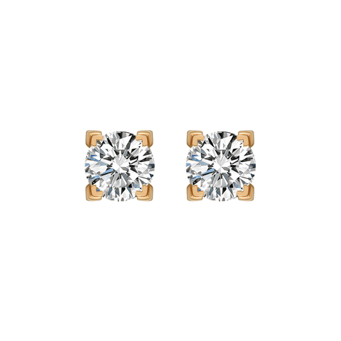  Luna solitaire earrings 0.5ct - 0.5 Carat Lab-Grown Diamond Solitaire Stud Earrings -  The Future Rocks  -    2 
