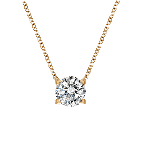  Luna solitaire necklace 0.5ct - 0.5 Carat Lab-Grown Diamond Solitaire Necklace -  The Future Rocks  -    3 