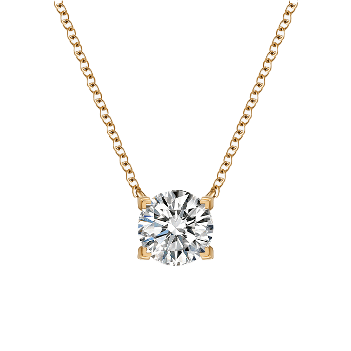  Luna solitaire necklace 0.5ct - Luna solitaire necklace 0.5ct -  The Future Rocks -    5 