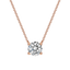 Luna solitaire necklace 0.5ct - The Future Rocks