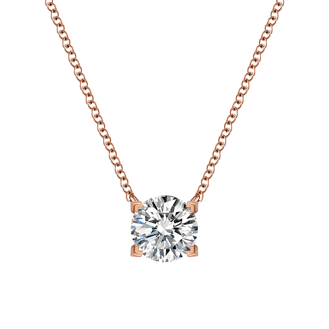  Luna solitaire necklace 0.5ct - 0.5 Carat Lab-Grown Diamond Solitaire Necklace -  The Future Rocks -    1 