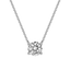  Luna solitaire necklace - Round Cut Lab-Grown Diamond Solitaire Necklace -  The Future Rocks  -    3 
