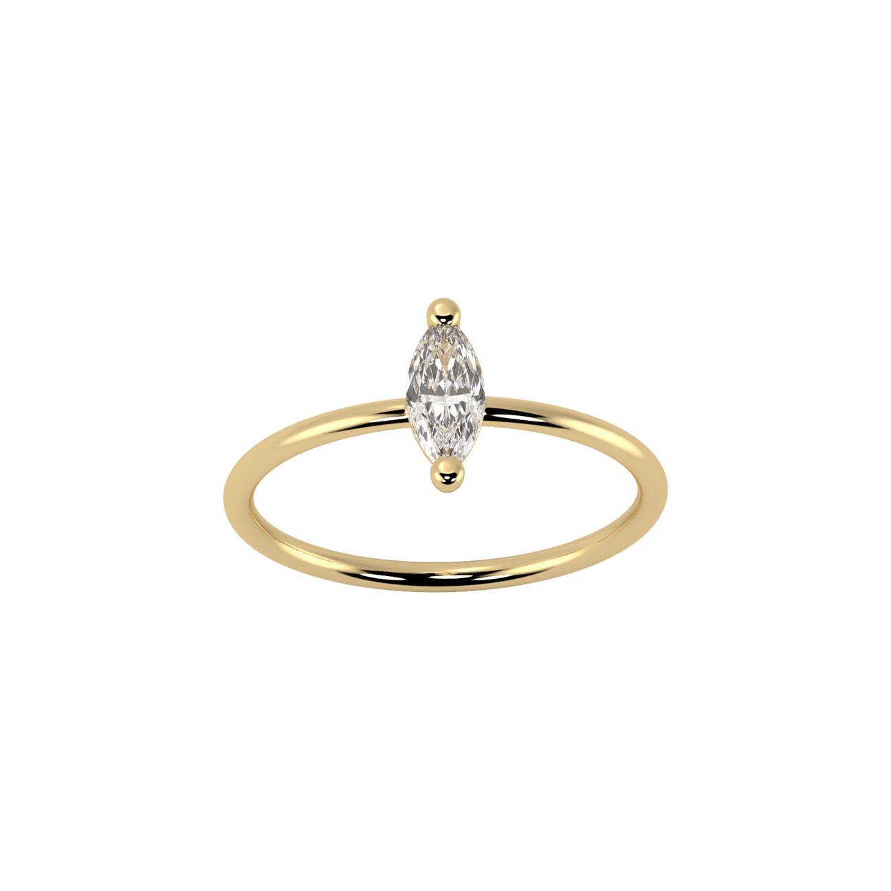  Marquise ring - Lab-Grown Diamond Marquise Ring -  The Future Rocks -    1 