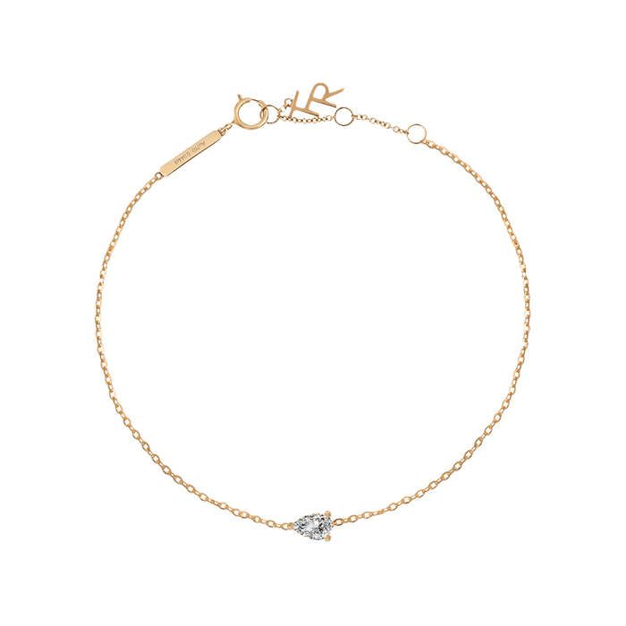  Mars solitaire bracelet - Pear Shaped Solitaire Diamond Bracelet -  The Future Rocks -    1 