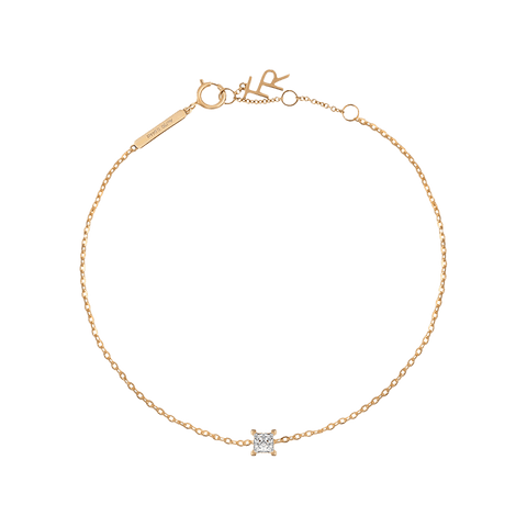  Mercury solitaire bracelet - Princess Cut Lab-Grown Diamond Solitaire Bracelet -  The Future Rocks  -    4 