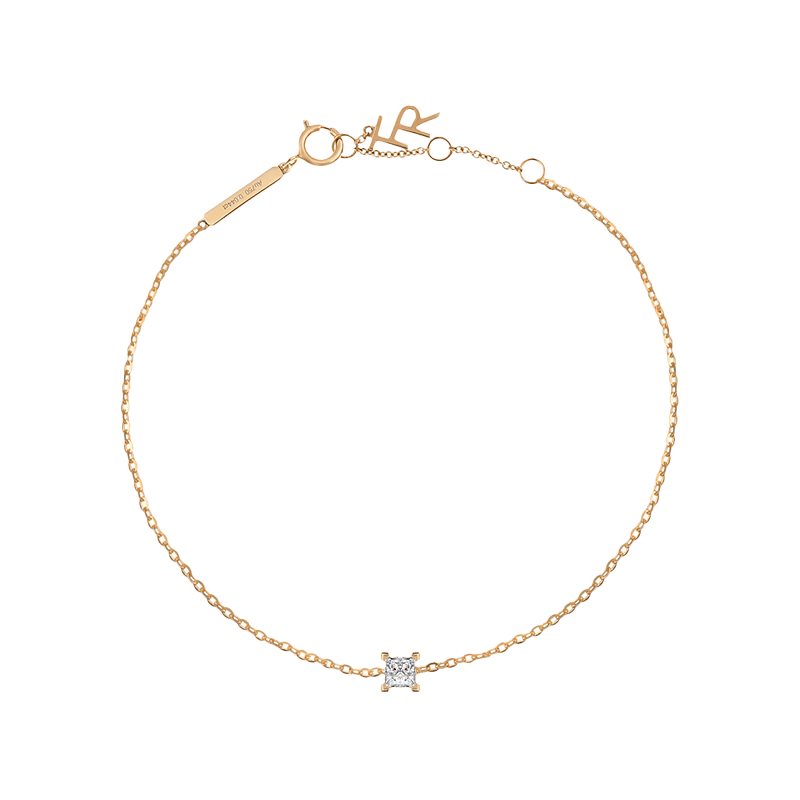  Mercury solitaire bracelet - Princess Cut Lab-Grown Diamond Solitaire Bracelet -  The Future Rocks -    1 