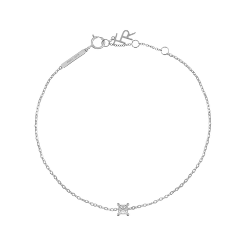  Mercury solitaire bracelet - Princess Cut Lab-Grown Diamond Solitaire Bracelet -  The Future Rocks  -    3 