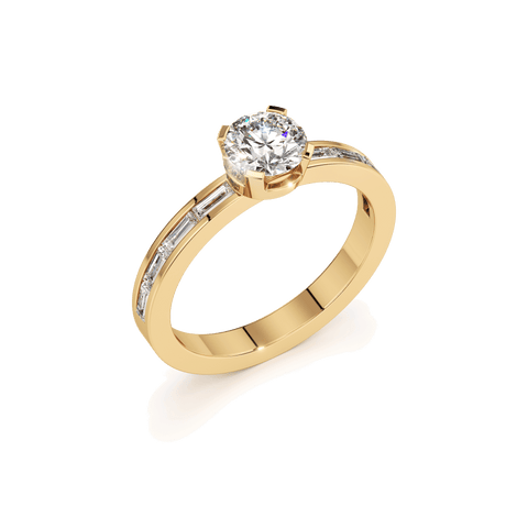 Meta large solitaire ring - The Future Rocks