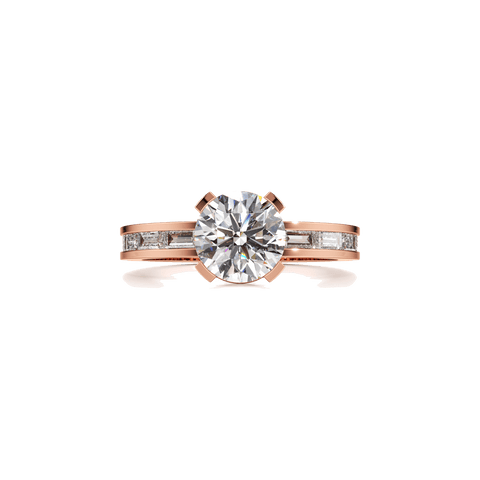Meta one ct solitaire ring - The Future Rocks