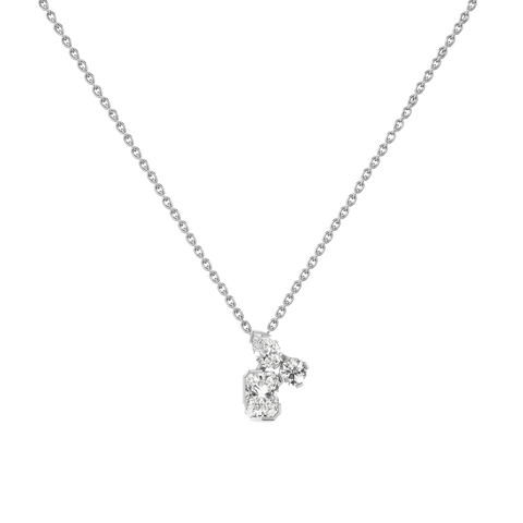  Meta trio diamond pendant - Meta Trio Lab-Grown Diamond Pendant Necklace  -  The Future Rocks  -    2 