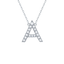 My type alphabet necklace - Lab-Grown Diamond Alphabet Necklace -  The Future Rocks  -    2 