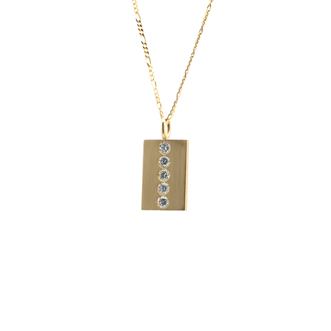  Name pendent necklace - Lab-Grown Diamond Name Pendent Necklace -  The Future Rocks  -    1 