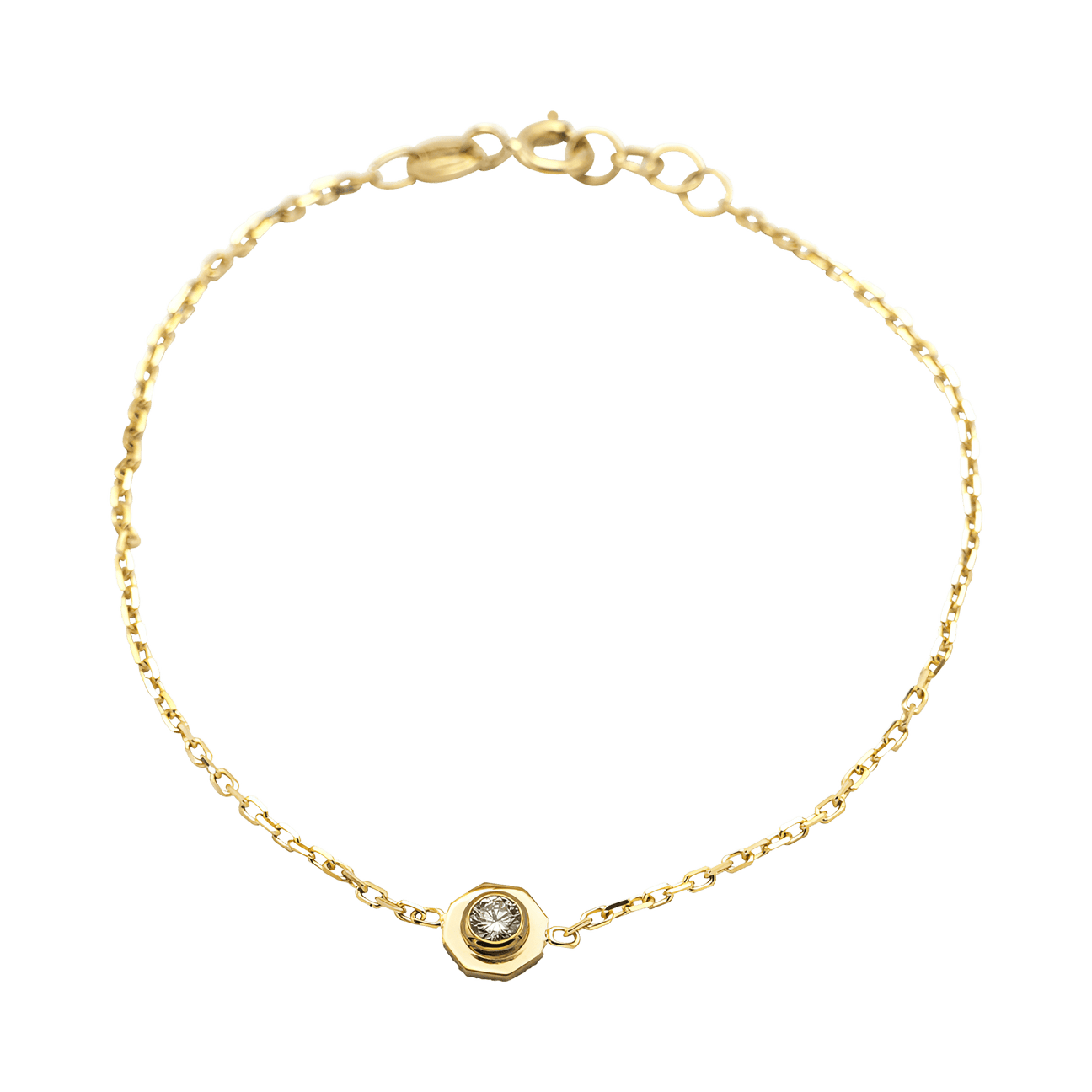  Octavia solitaire bracelet - Octavia 18K Gold Lab-Grown Diamond Solitaire Bracelet -  The Future Rocks -    1 