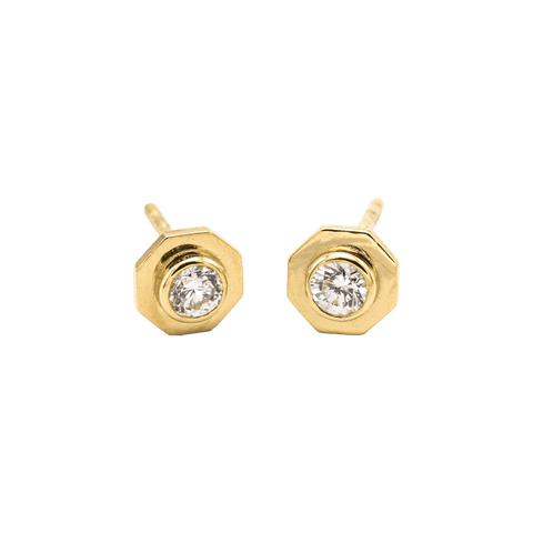  Octavia stud earrings - Octavia Lab-Grown Diamond Stud Earrings -  The Future Rocks  -    1 