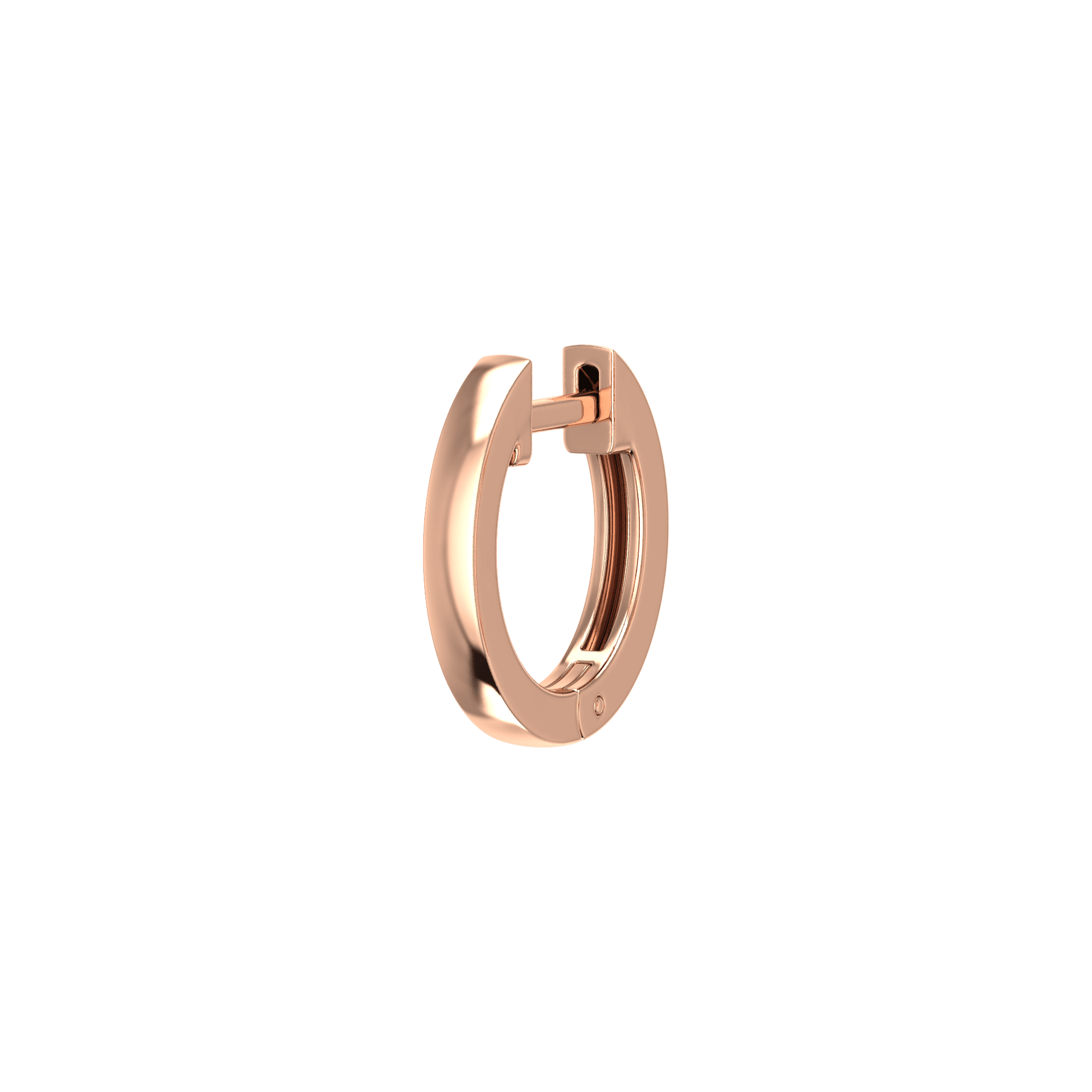  One essential hoops - 18K Gold Hoop Earrings -  The Future Rocks -    8 