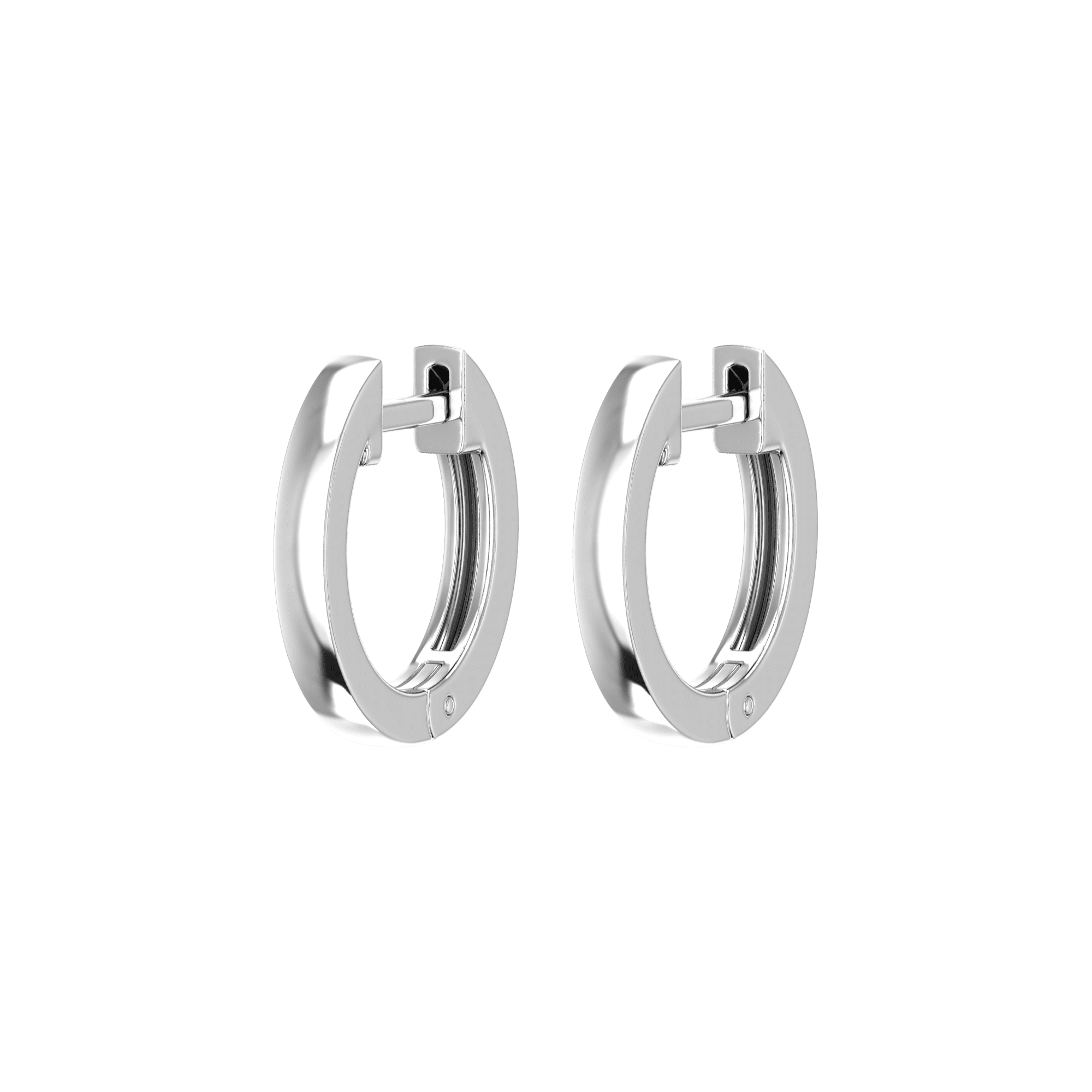  One essential hoops - 18K Gold Hoop Earrings -  The Future Rocks -    5 