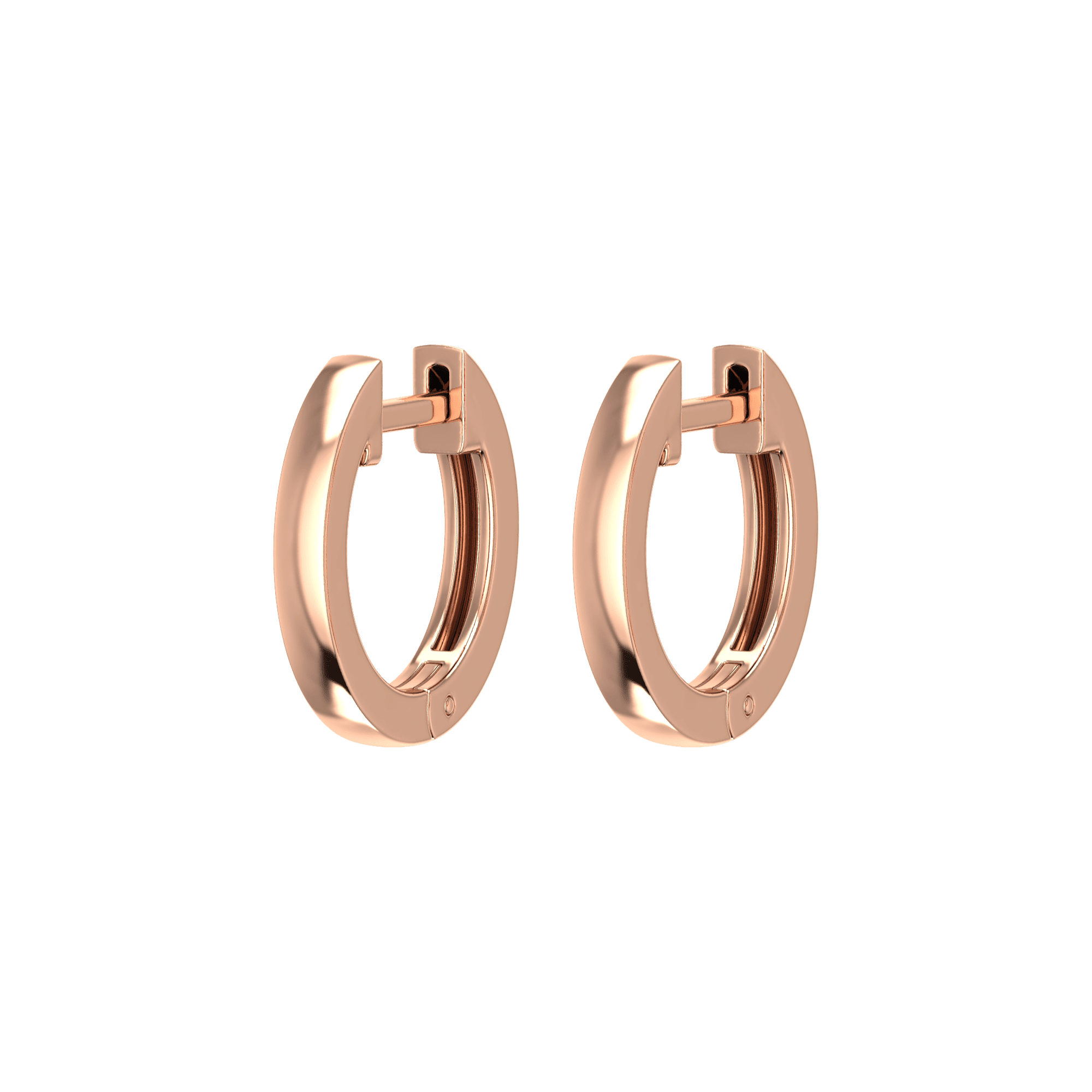  One essential hoops - 18K Gold Hoop Earrings -  The Future Rocks -    9 
