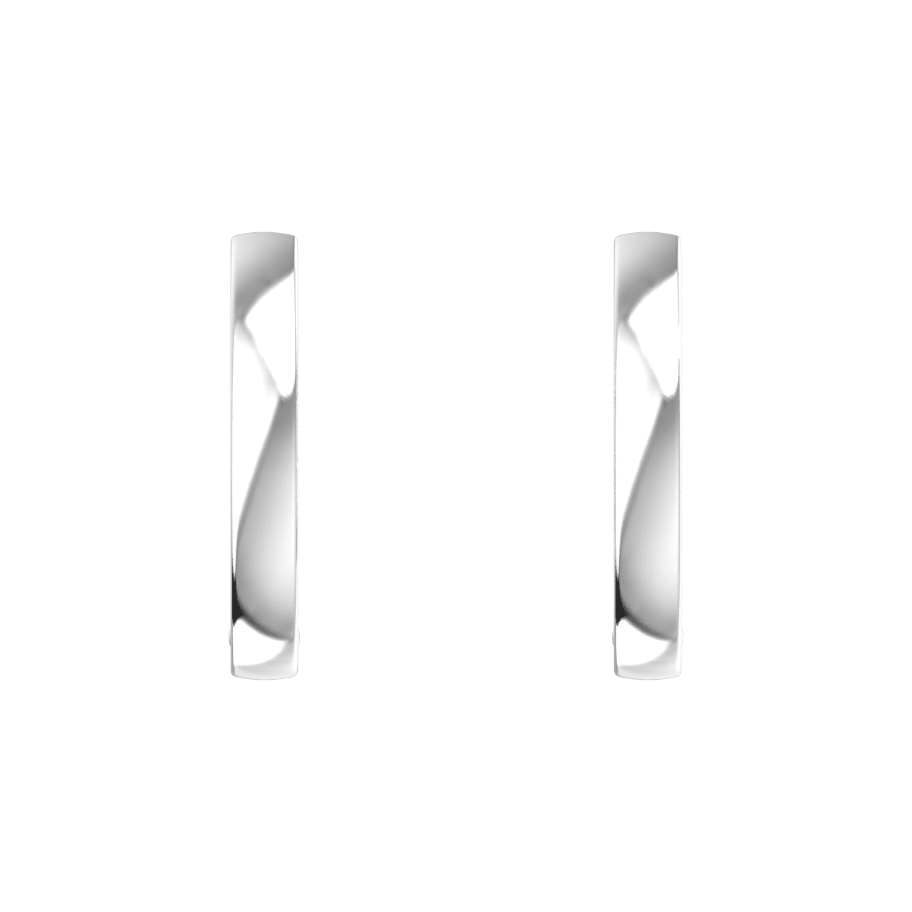  One essential hoops - 18K Gold Hoop Earrings -  The Future Rocks -    7 