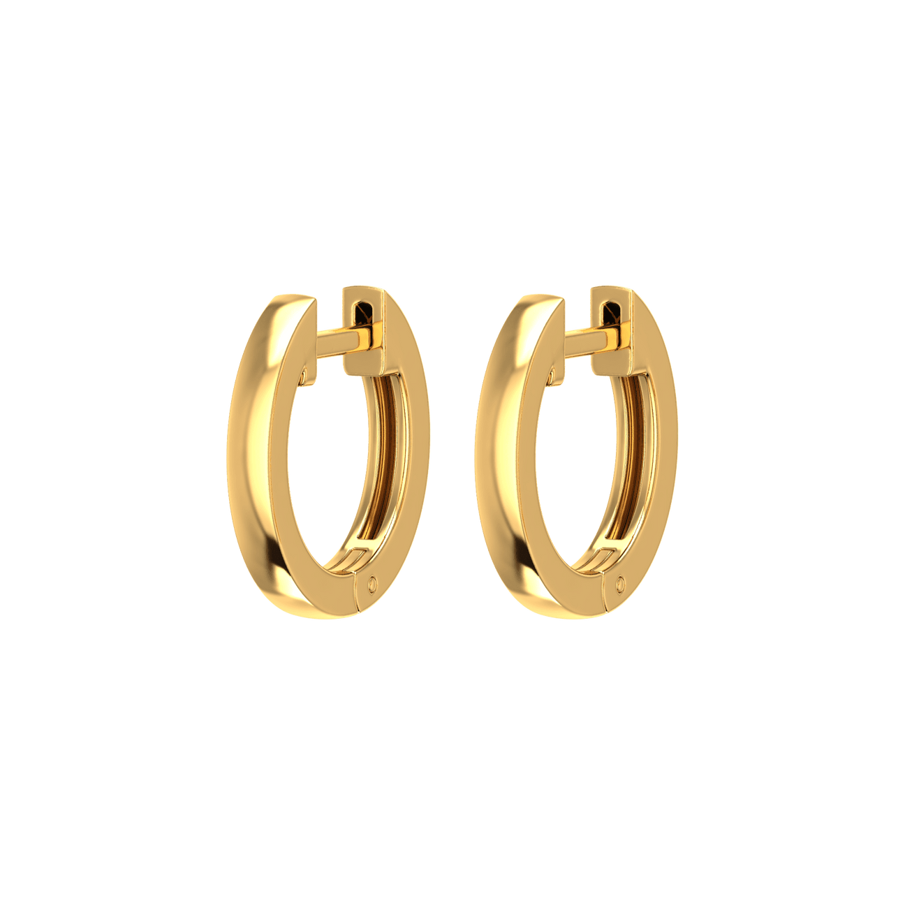  One essential hoops - Gold Hoop Earrings -  The Future Rocks -    1 