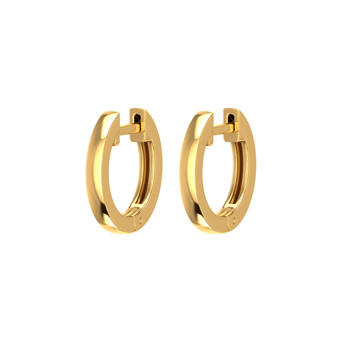  One essential hoops - Gold Hoop Earrings -  The Future Rocks -    1 