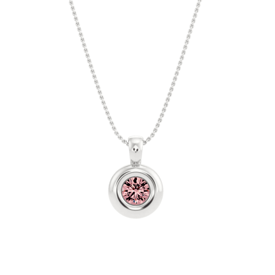 Orapa rosa necklace - Orapa Lab-Grown Pink Diamond Necklace -  The Future Rocks -    1 