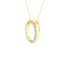  Oval pendant necklace - 18K Gold Lab-Grown Oval Diamond Pendant Necklace -  The Future Rocks  -    2 